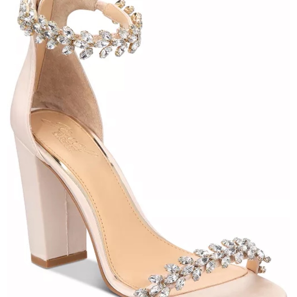Badgley Mischka jewel heels